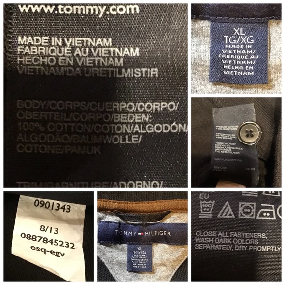 Tommy Hilfiger Mens Button Up Cardigan Size XL Jersey Knit Long Sleeve Sweater - Picture 11 of 13